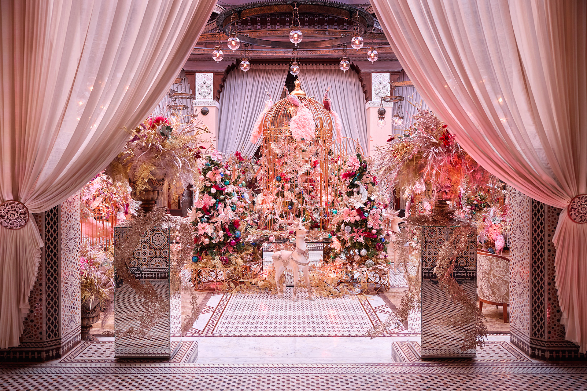 At the Royal Mansour Marrakech, the magic of the holiday season spreads its wings
