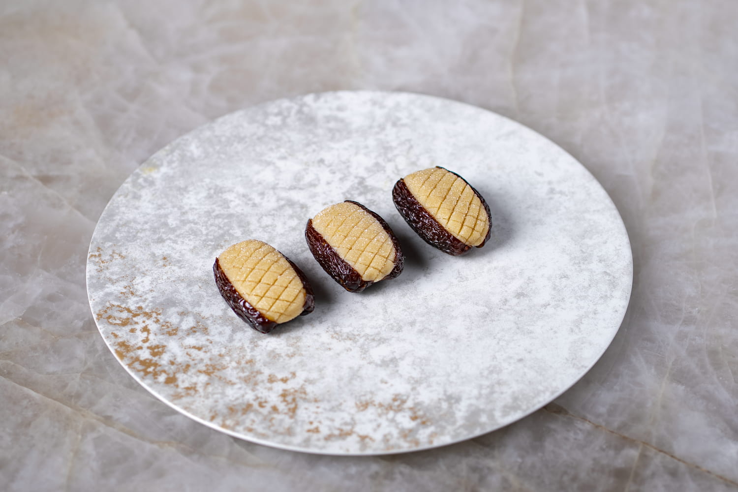 Dattes farcies à la pâte d&rsquo;amande