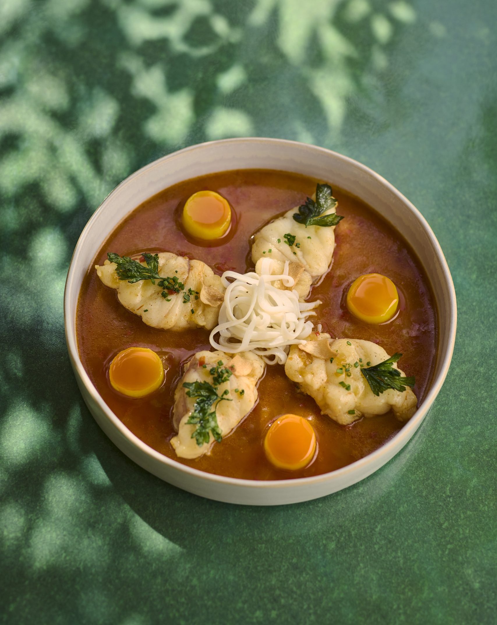 Plat Quique Dacosta au Jardin Royal Mansour Marrakech