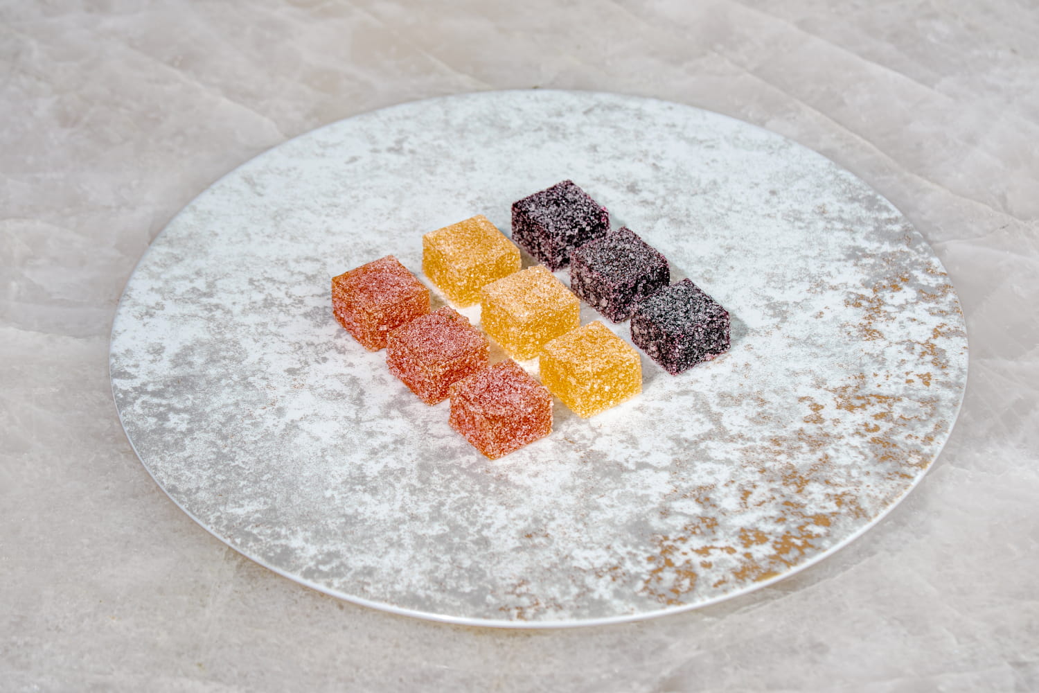 Assortment of fruit jellies