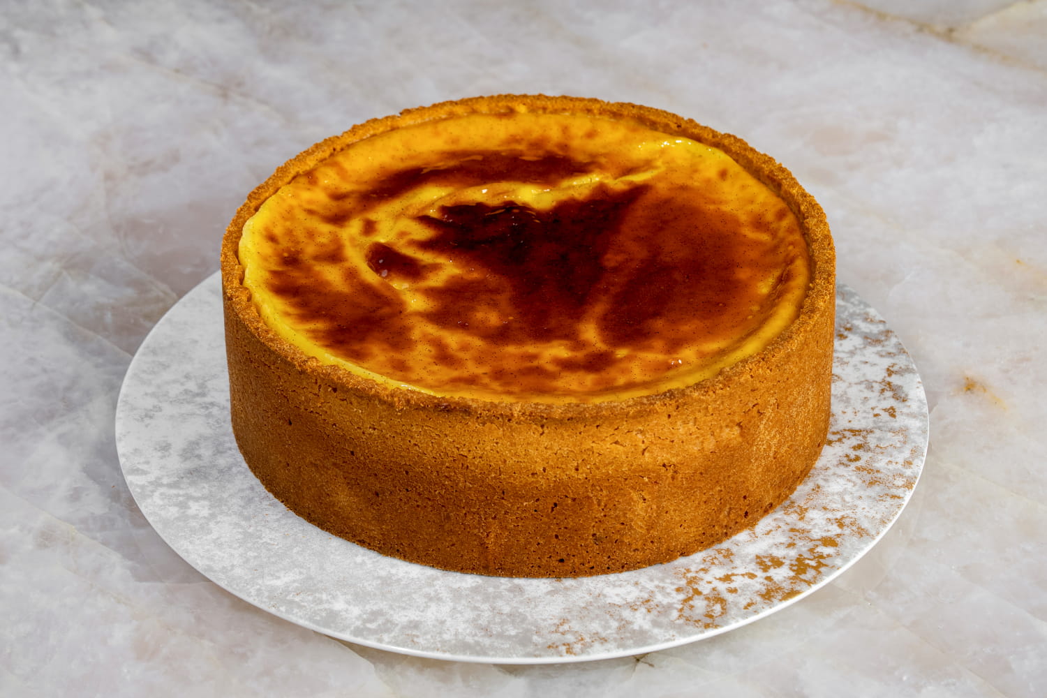 Parisian flan with Madagascan vanilla