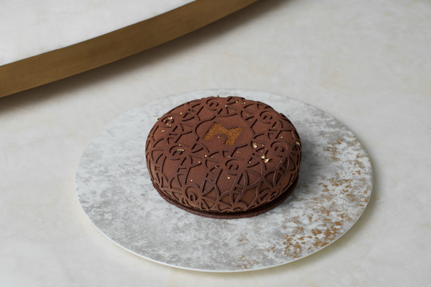Grand Cru chocolate and amlou entremets